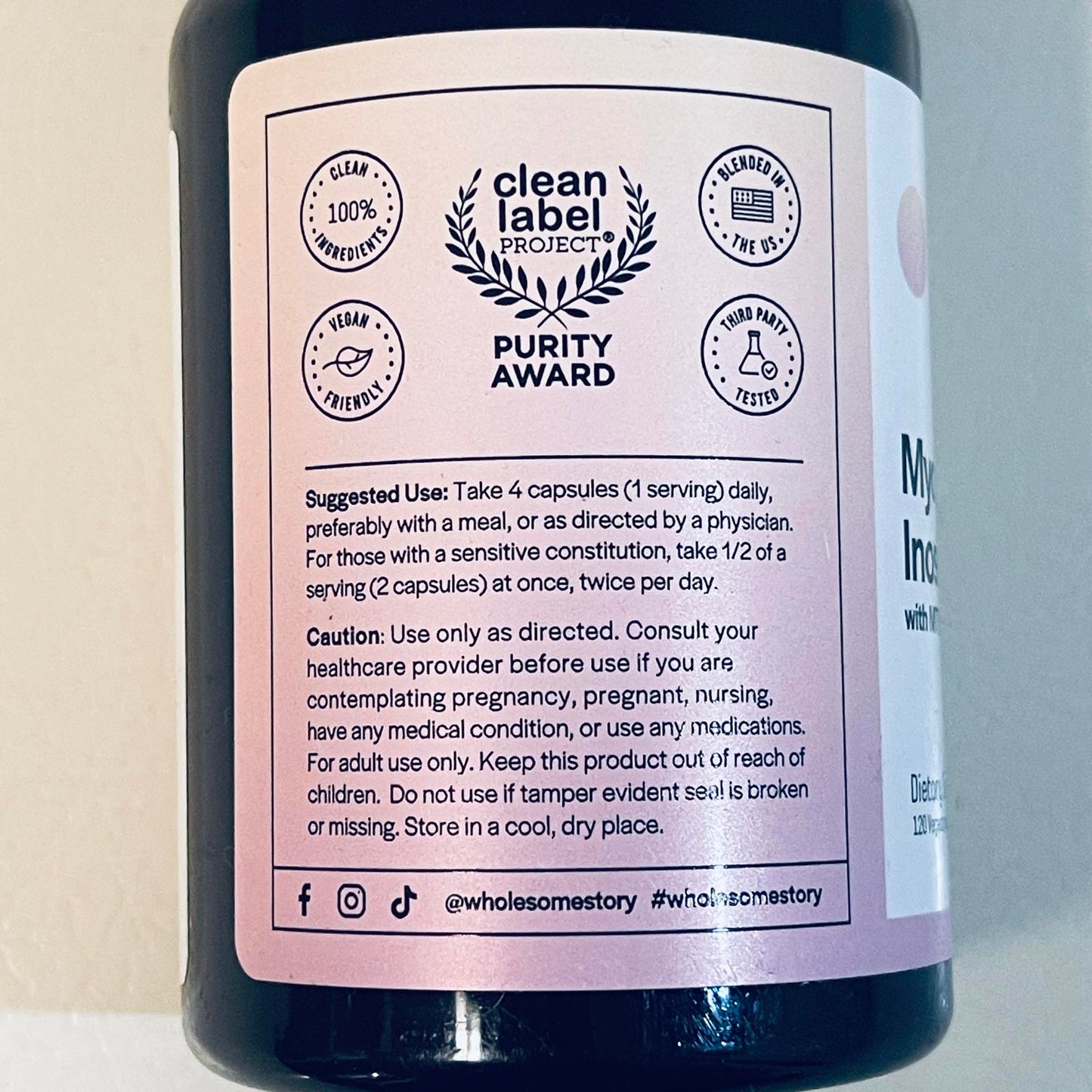 Myo & D-Chiro Inositol with MTHF Folate + Vitamin D3 Dietary Supplement EXP 7/2026