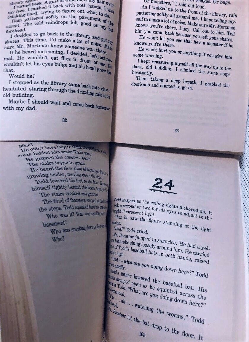 set of 2 Goosebumps books