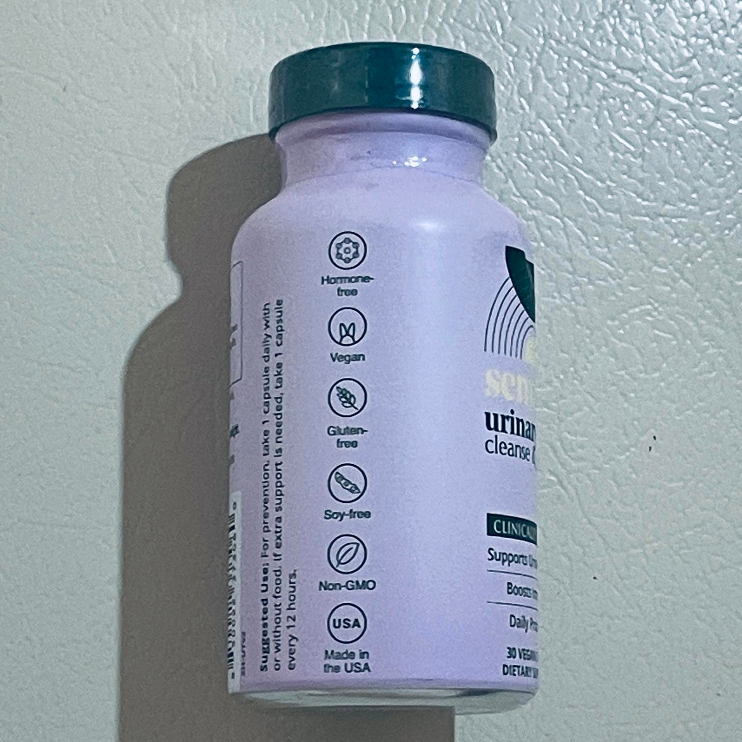 Semaine Urinary Tract Cleanse & Protect Dietary Supplement, 30 Vegan Capsules EXP 8/2026