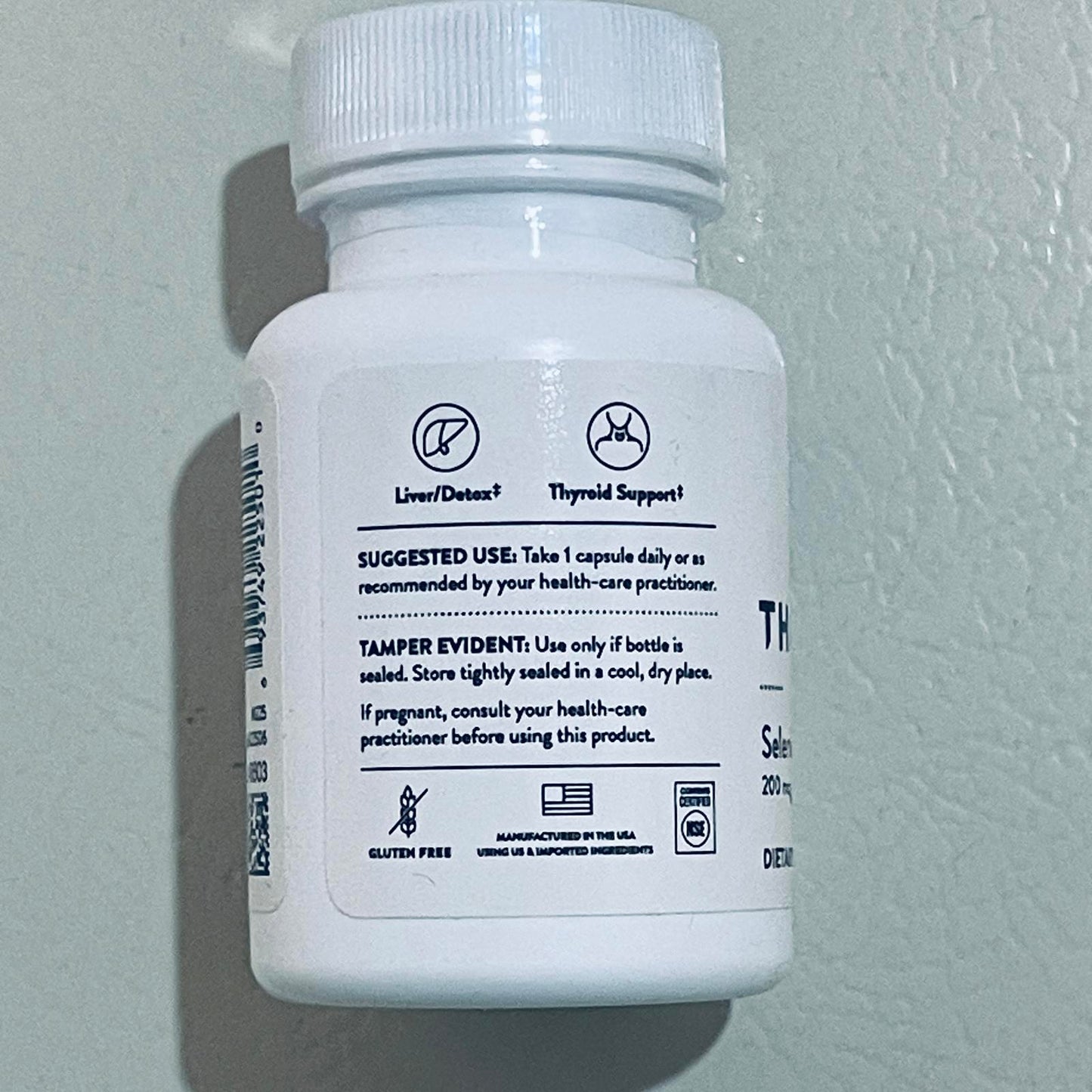 Thorne Selenium 200 mcg Dietary Supplement EXP 7/2027