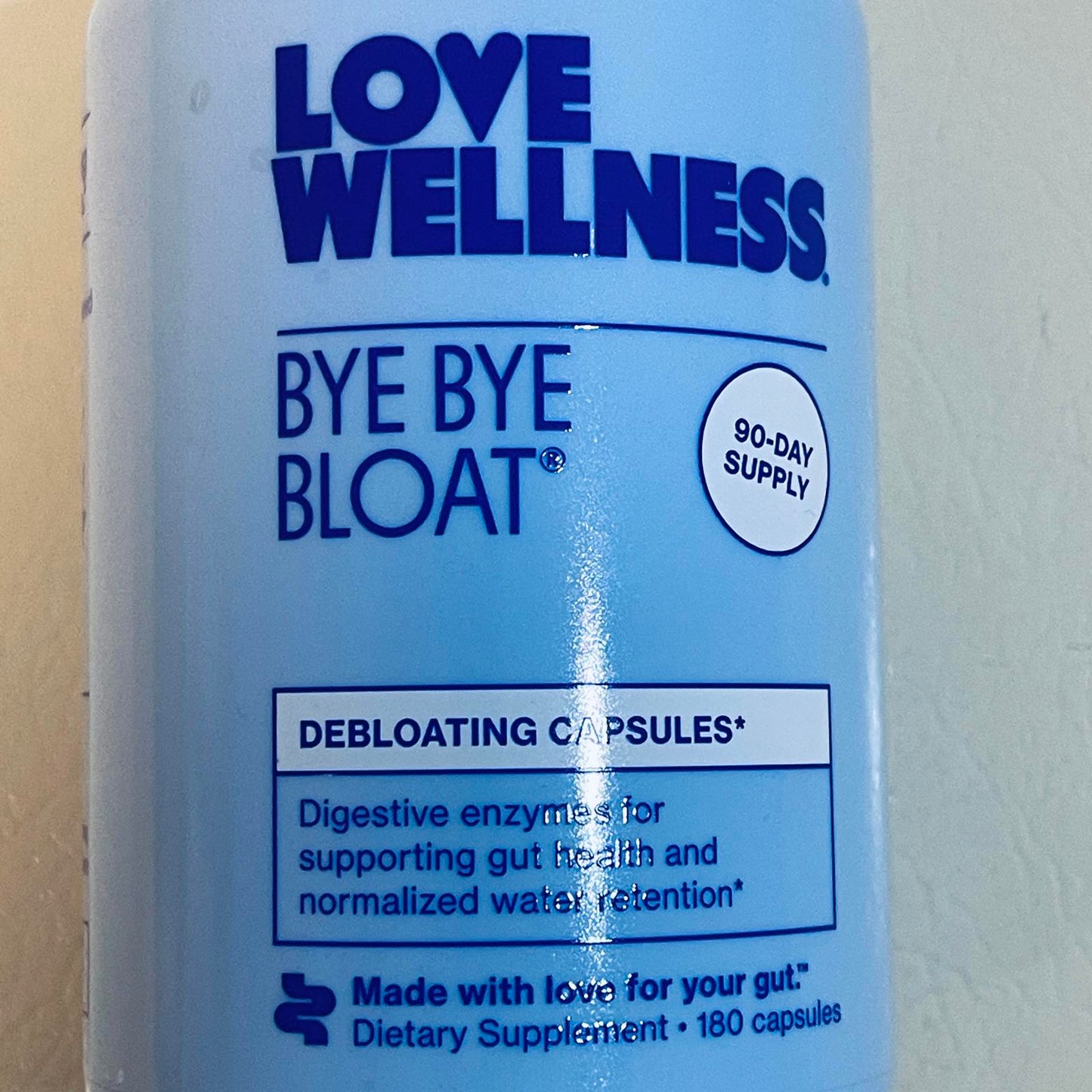 Love Wellness Bye Bye Bloat Debloating 180 Capsules EXP 10/2026