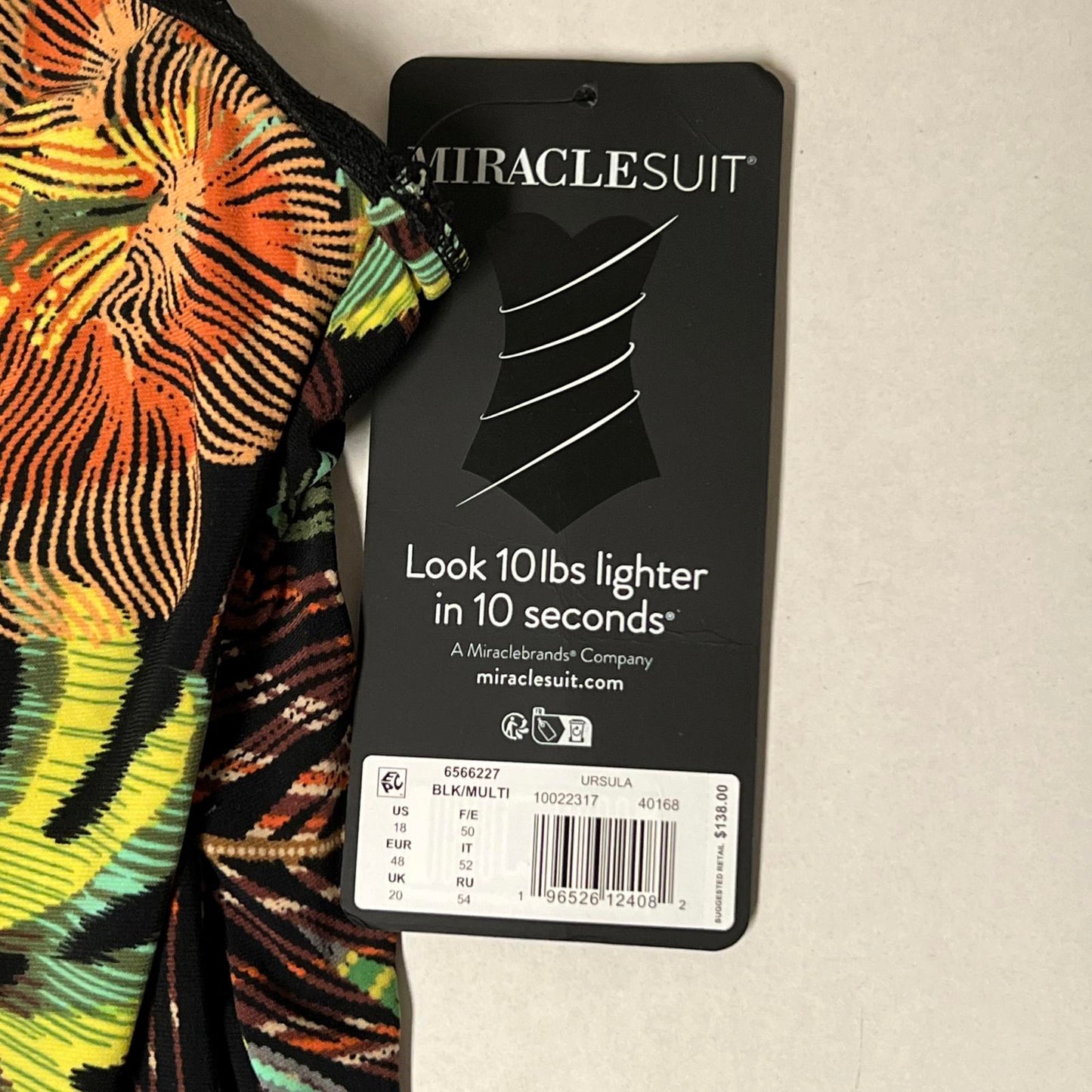 Miraclesuit Tropical Tankini Top Only – Slimming Swim Top with Underwire