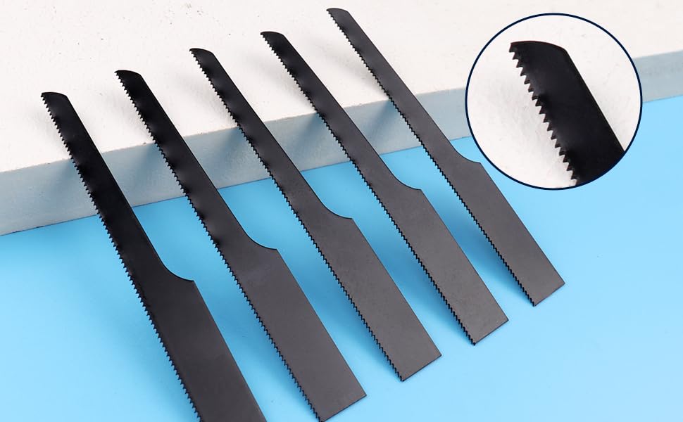 Reciprocating Hacksaw Blades Tools for Metal,Woodcutting,Rubber Black -32T-10pcs