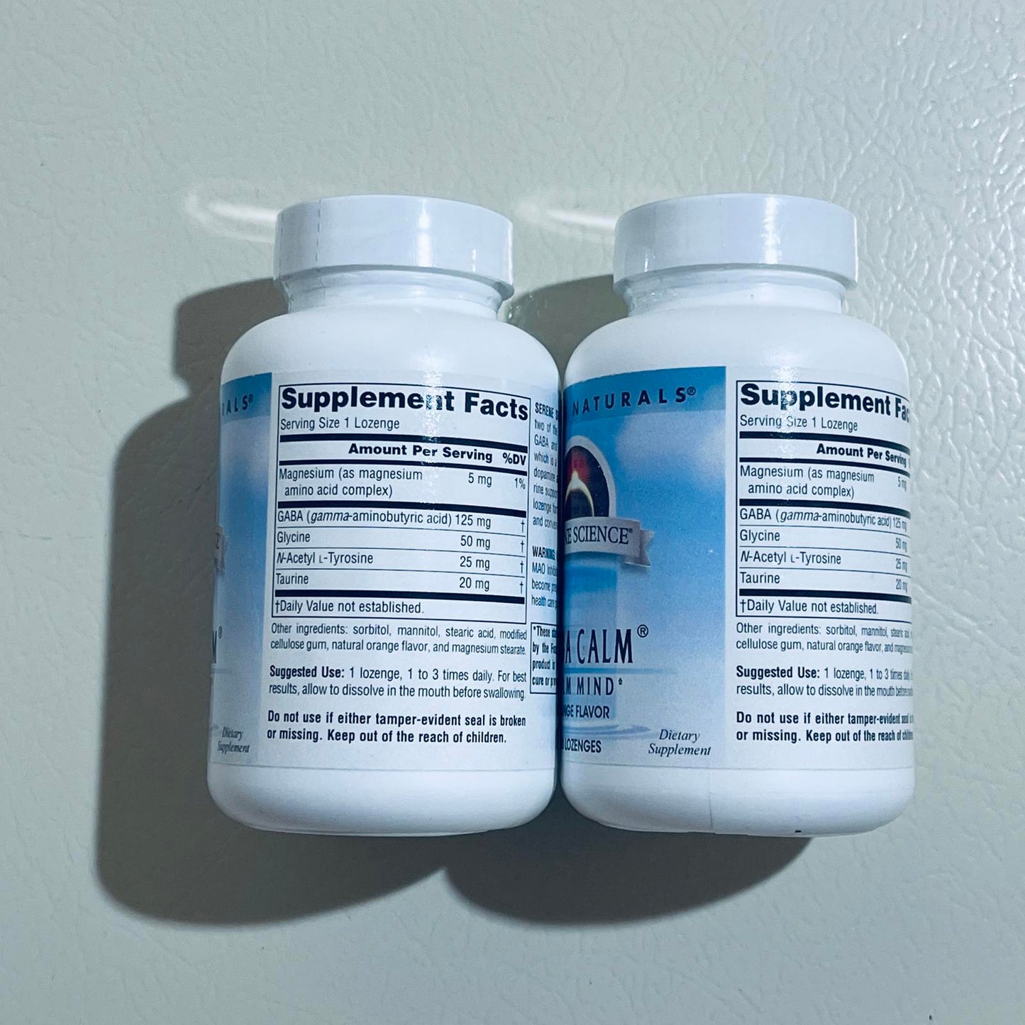 Serene Science GABA Calm Calm Mind Orange Flavor Dietary Supplement 240 Lozenges - 7/2029