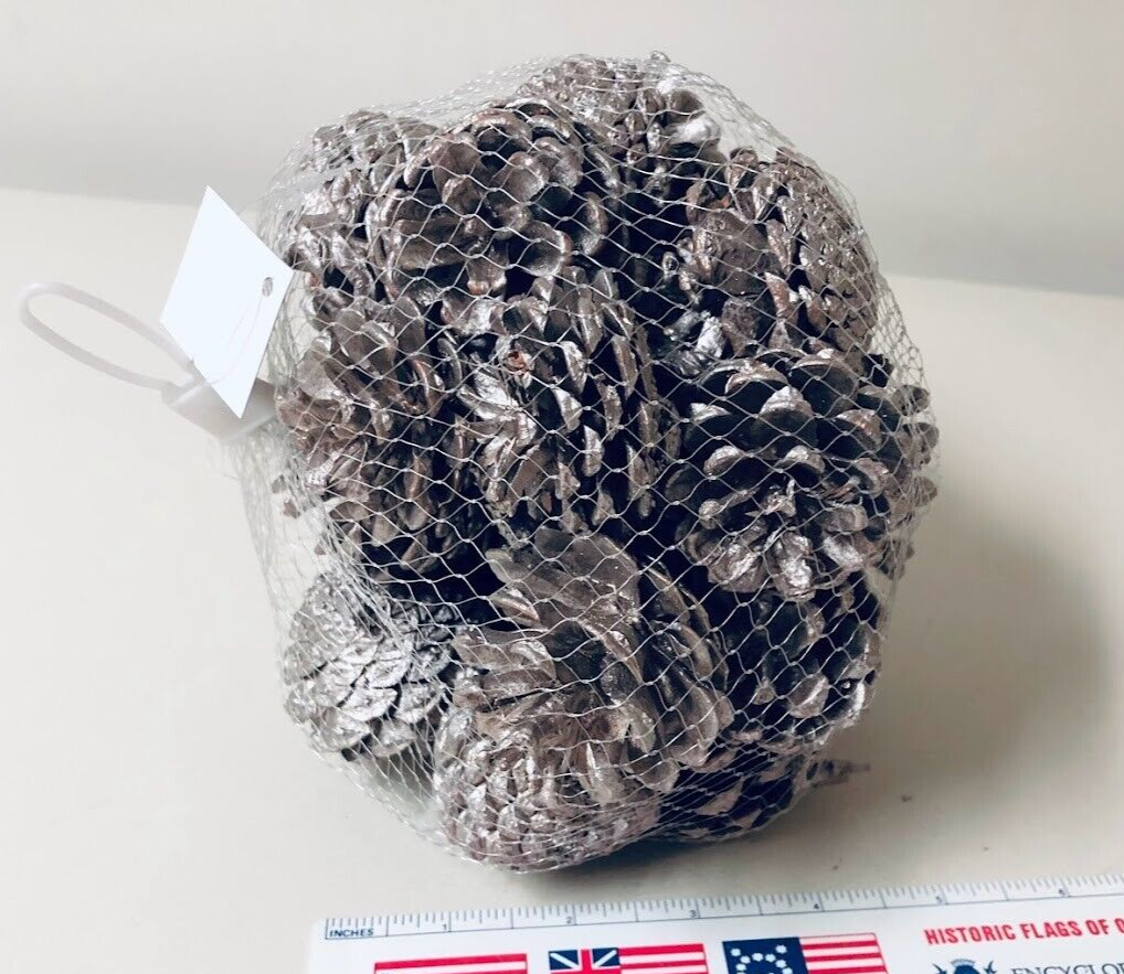 Kalalou Bag of Pine Cones - fall/winter/Thanksgiving/Christmas home accent decor