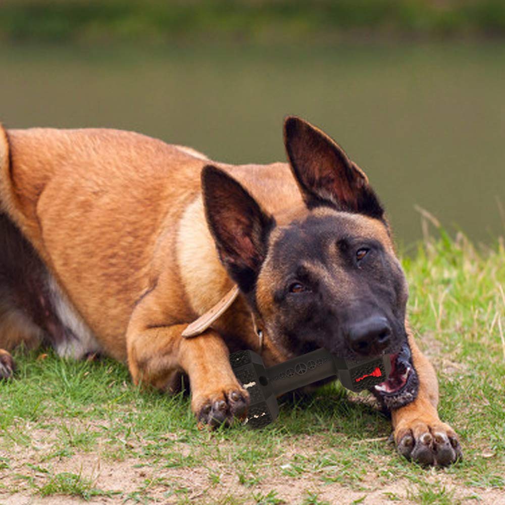 Dog Chew Toys for Aggressive Chewers Non-Toxic Dental Pet Toy forLarge DogsBlack
