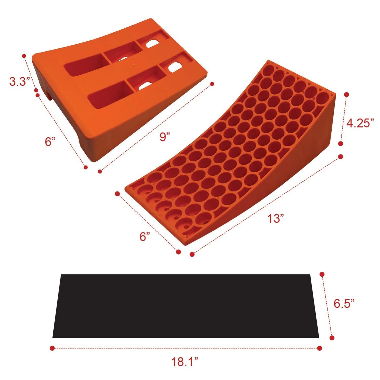 SECURITYMAN Camper Levelers 2-Pack Kit - Premium Anti Slip and Easy to Use RV