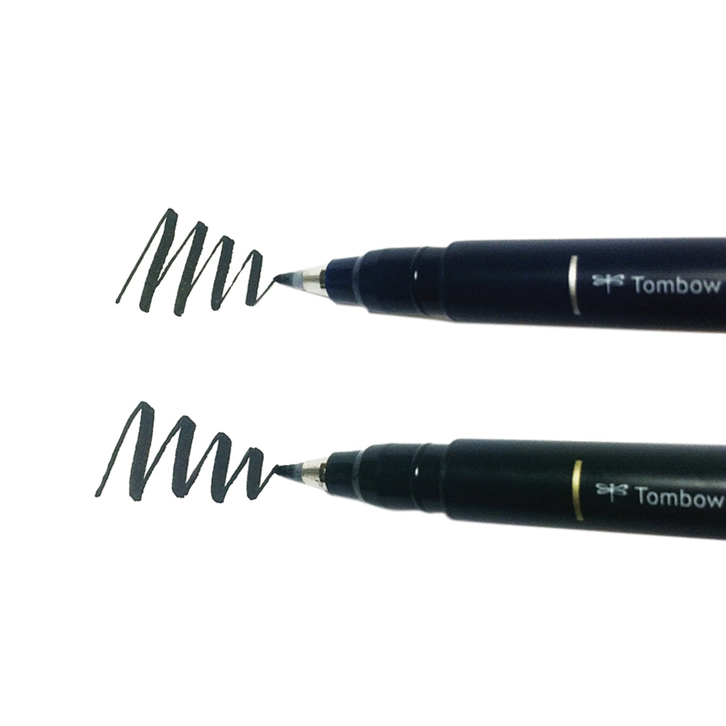 Tombow 62038 Fudenosuke Brush Pen, 2-Pack, Soft & Hard Tip for Calligraphy & Art