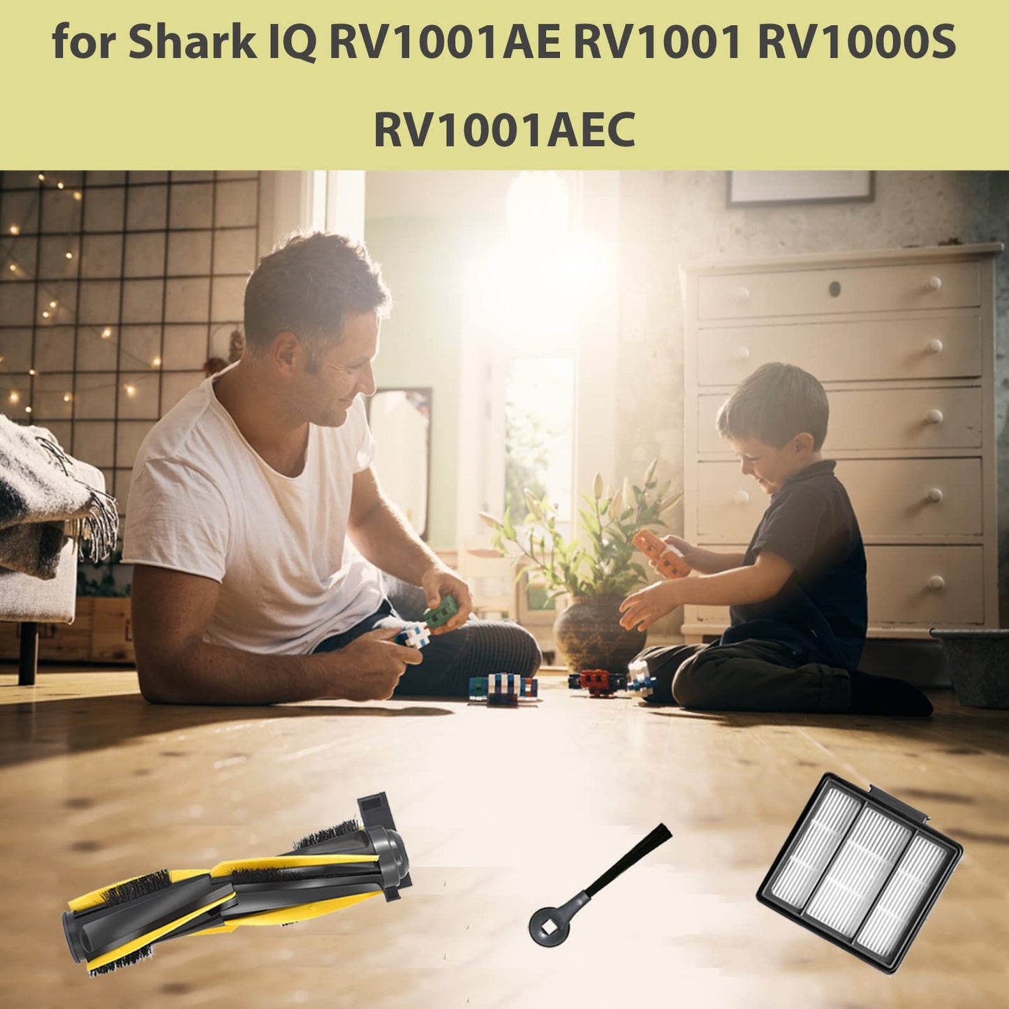 Replacement Part Aaccessory Set for Shark IQ RV1001AE RV1001 RV1000S RV1001AEC