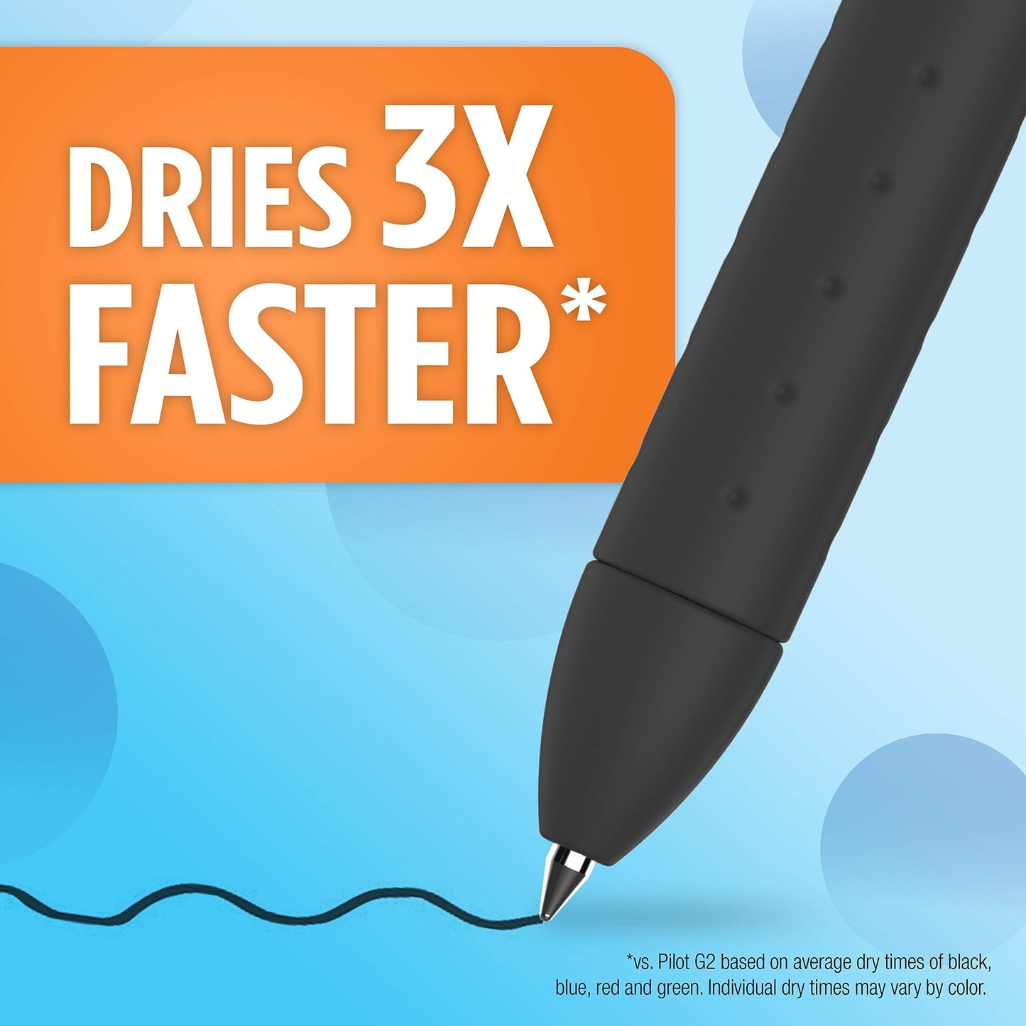 Paper Mate InkJoy Gel Pen, Fine Point, Black, Box of 12