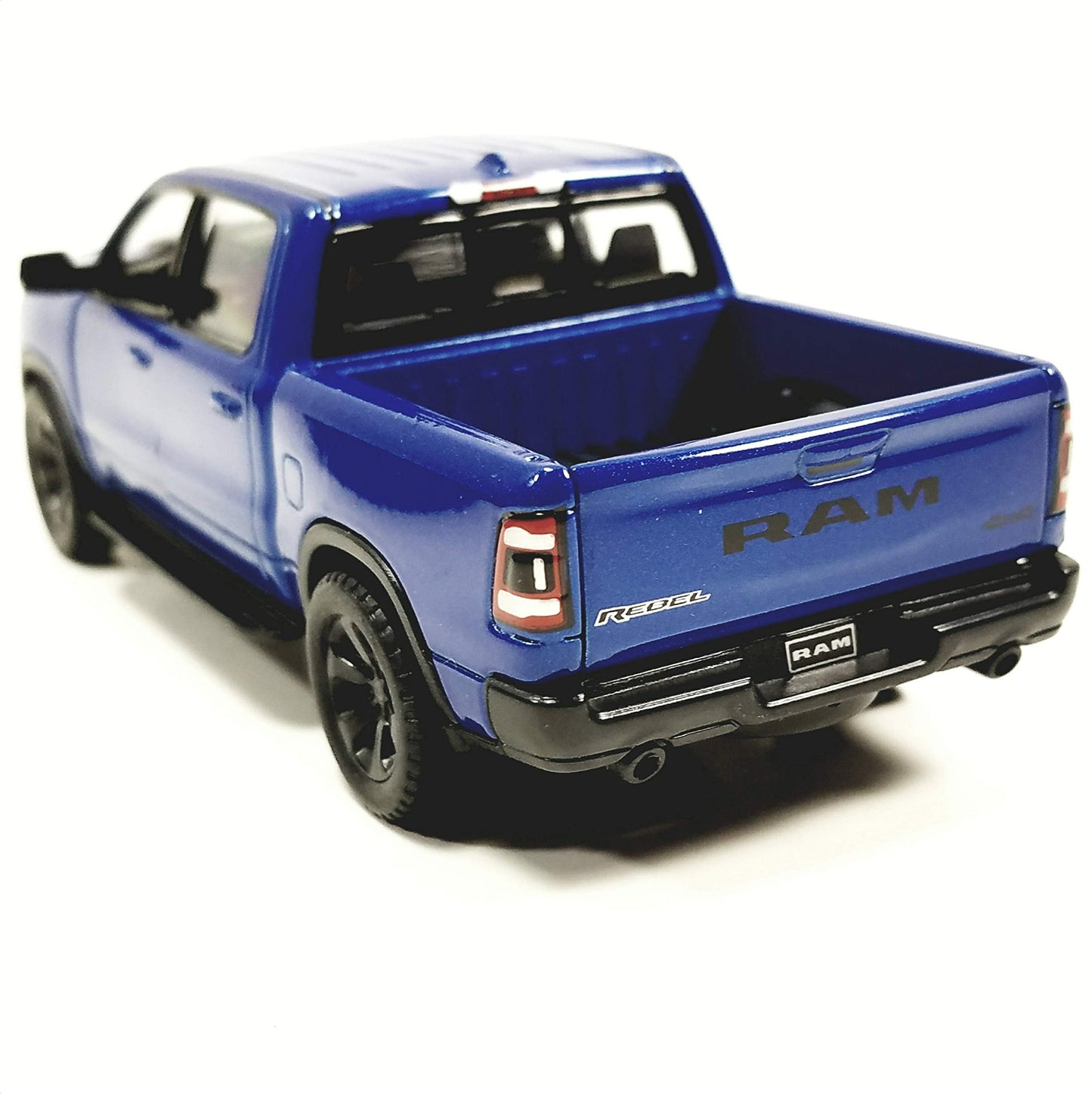 2019 Dodge Ram 1500 Pick Up Truck 1/46 Scale Diecast Model by Kinsmart - BLUE