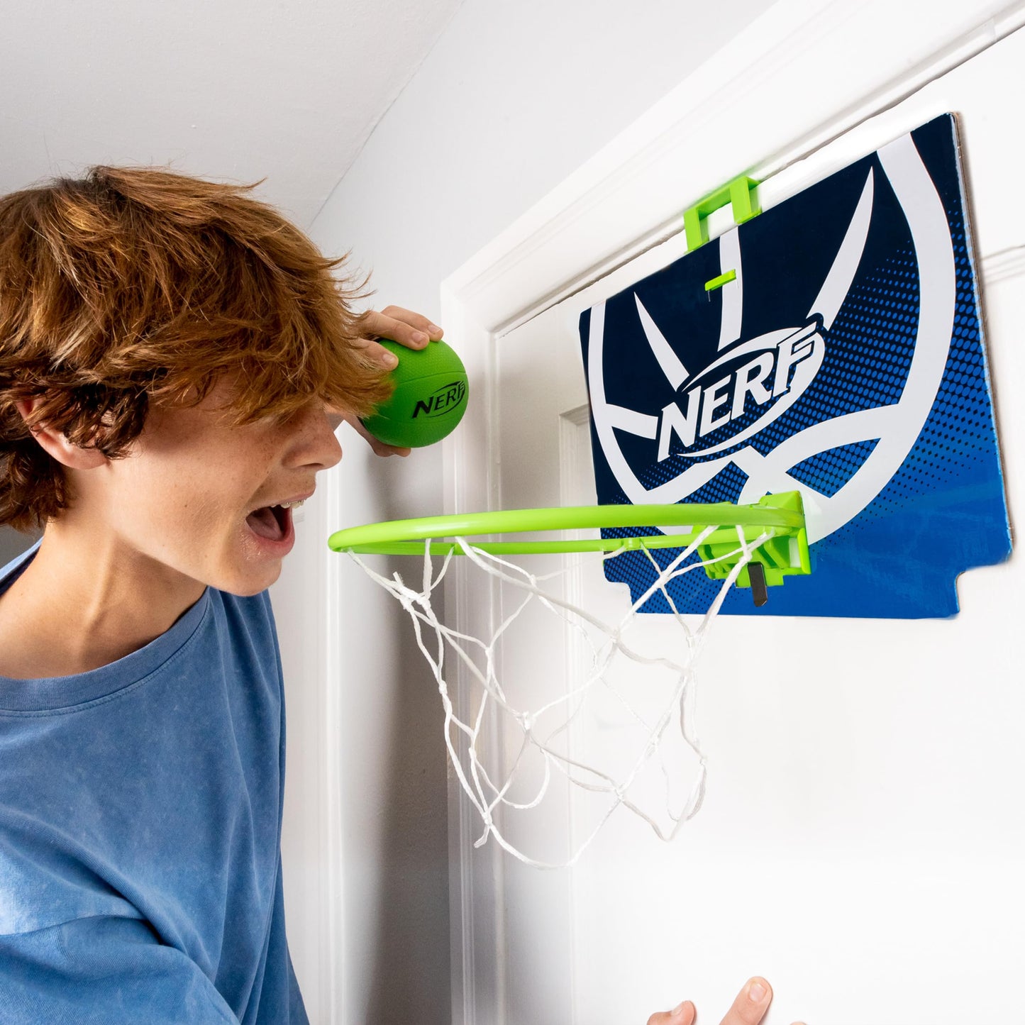 Nerf Mini Over The Door Basketball Hoop -Nerfoop Indoor Basketball Hoop for Kids