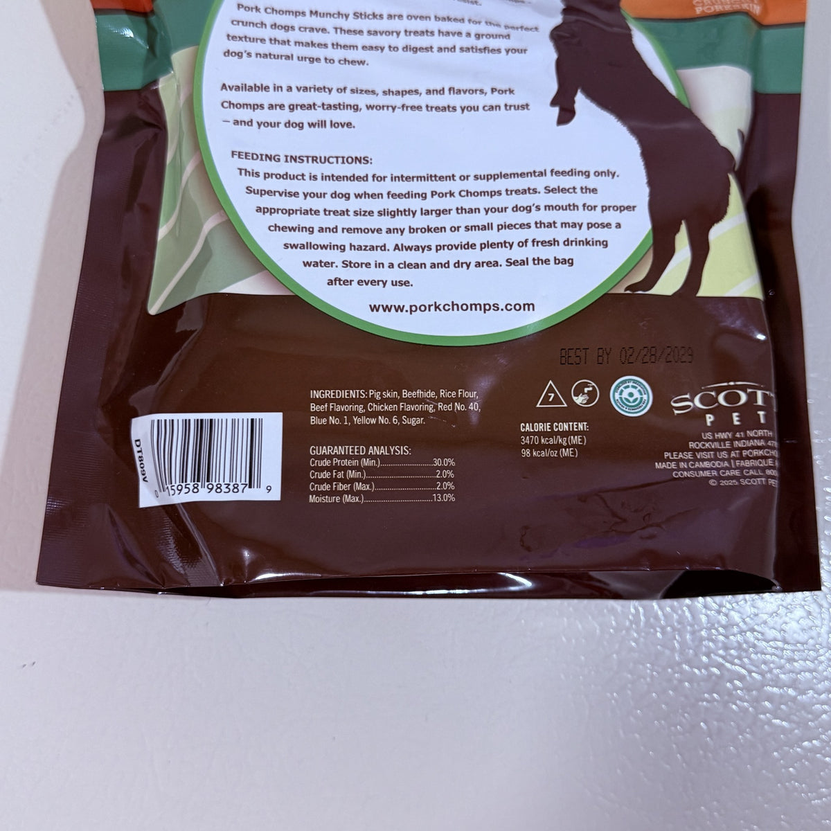 Pork Chomps Munchy Sticks Dog Treats Assorted 50 Count BB 02/2029 - view 4 of 4