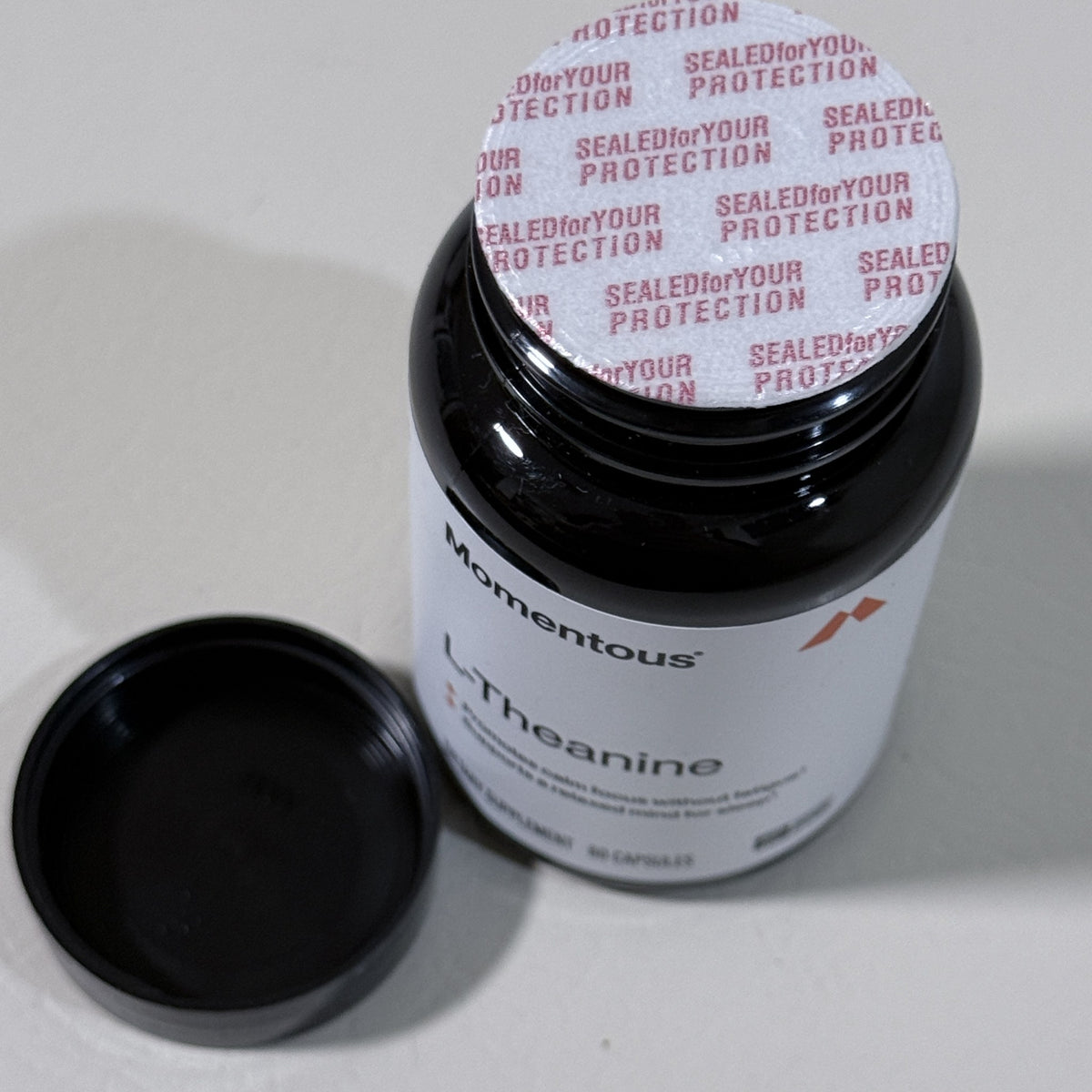Momentous L-Theanine 200 mg, 60 Capsules, Exp 03/2028 - view 5 of 5