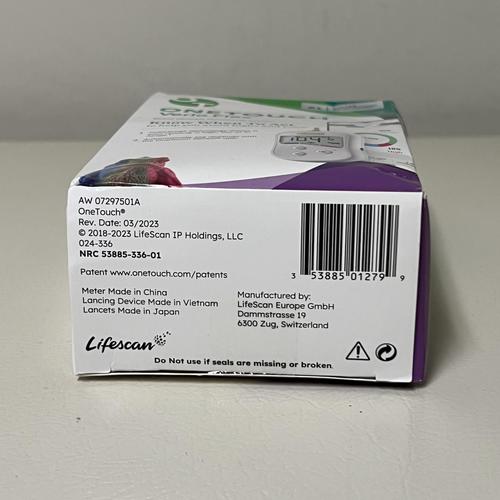 OneTouch Verio Flex meter Blood Glucose Monitoring System EXP 3/2029
