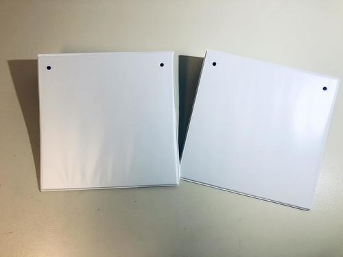 2 Office Depot Durable View 3-Ring Binders, 2" rings, pockets, 475 sheets each