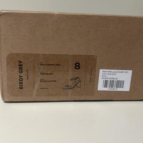 Birdy Grey Julia Chunky Heel Nude Blush