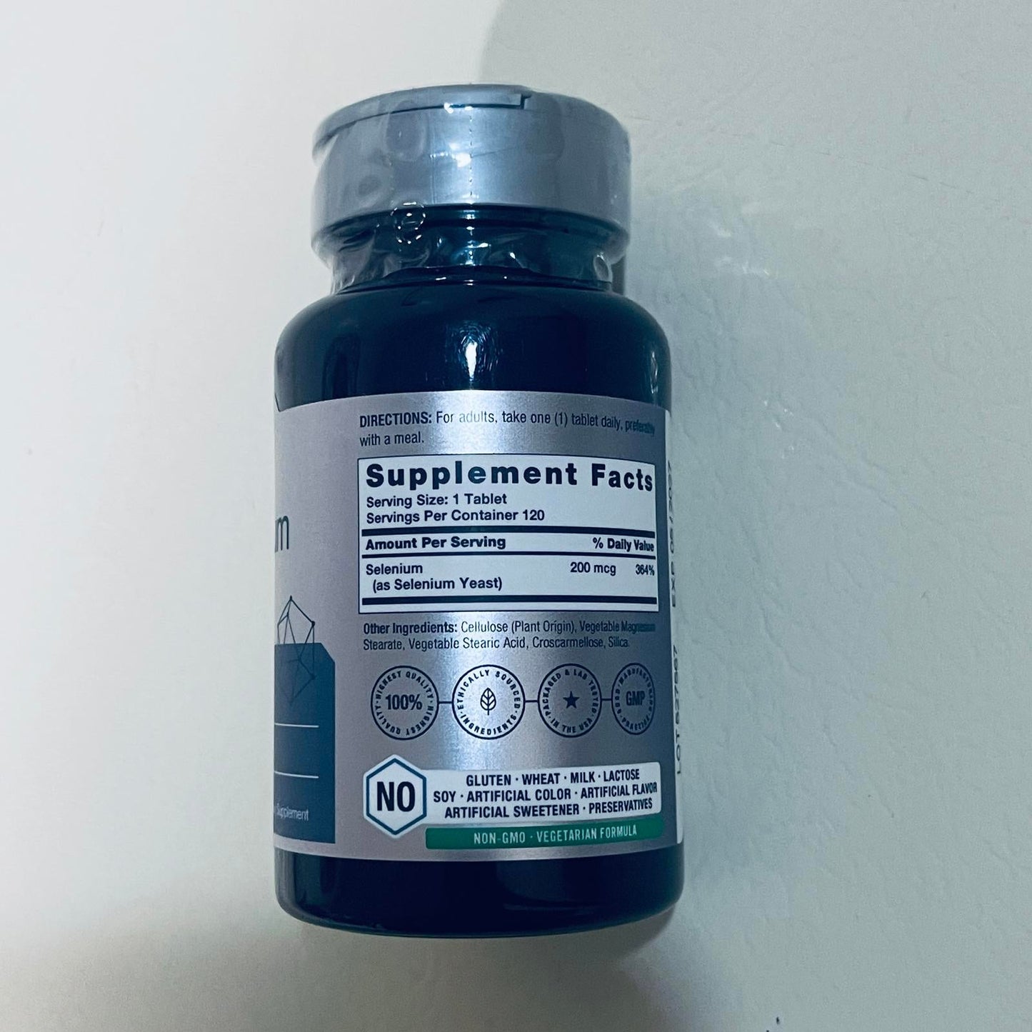 Horbaach Selenium 200 mcg Dietary Supplement, 120 Tablets EXP 5/2027