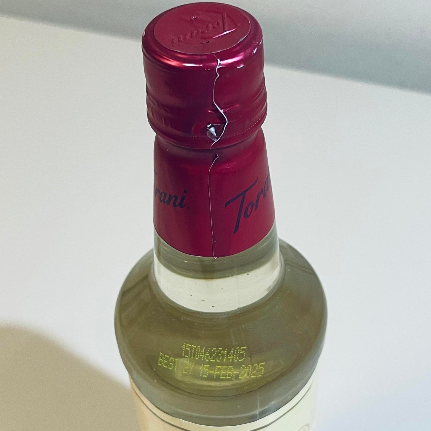 Torani Crème de Menthe Puremade Syrup 750ml EXPIRED 2/2025