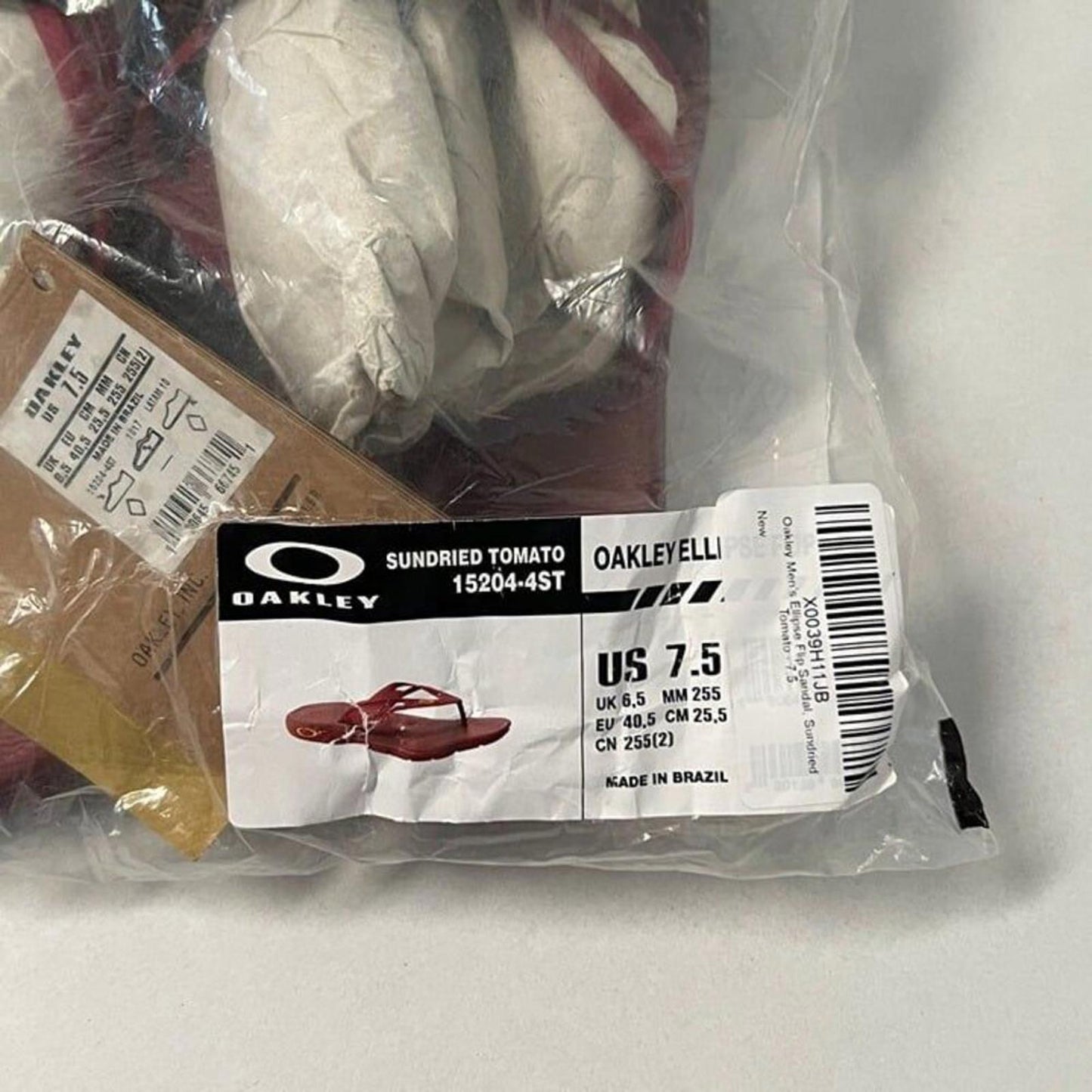 Oakley Ellipse Flip Sandal Sundried Tomato - Men's Size US7.5