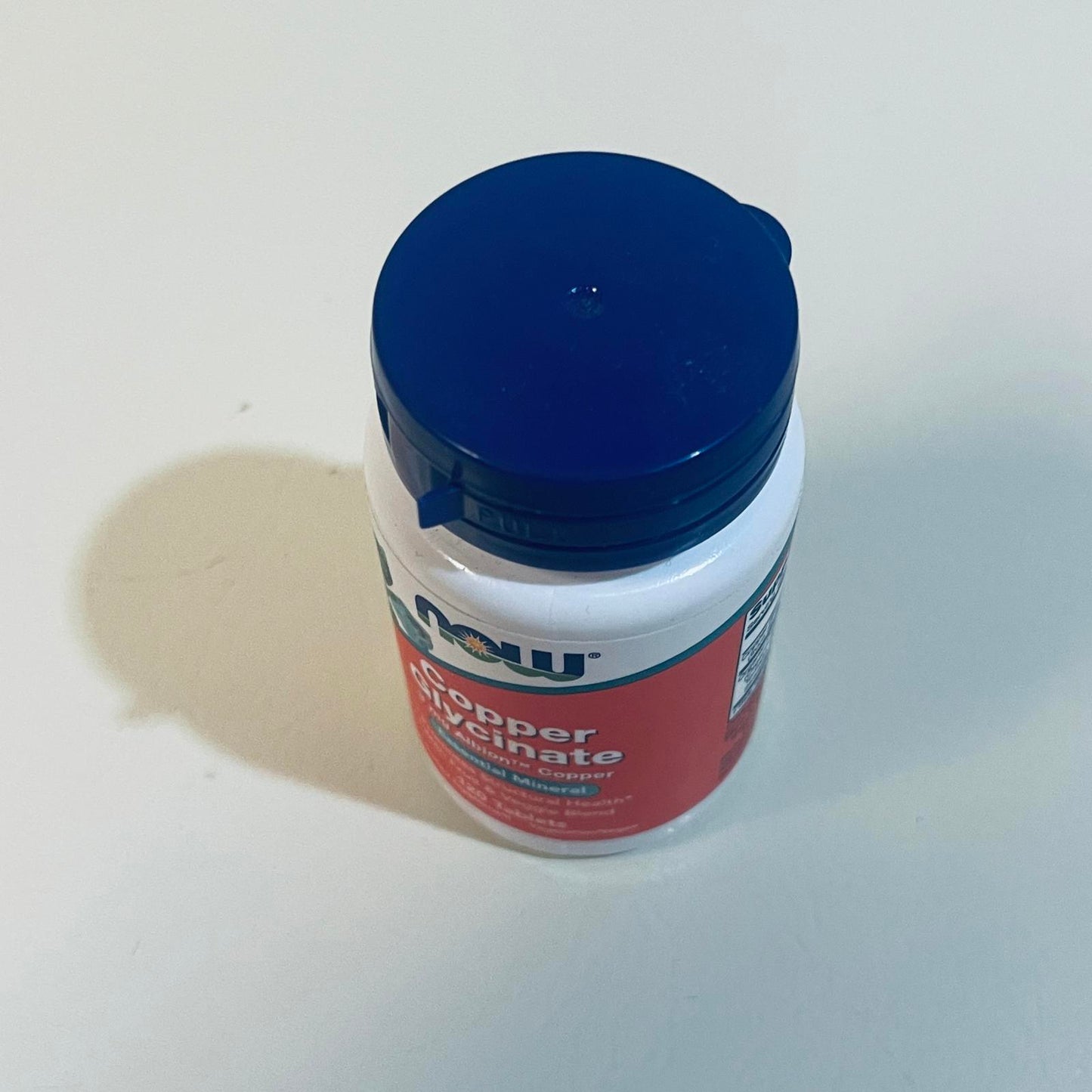 NOW Albion Copper Glycinate 3 mg Mineral Supplement - 120 Tablets BEST 10/2026