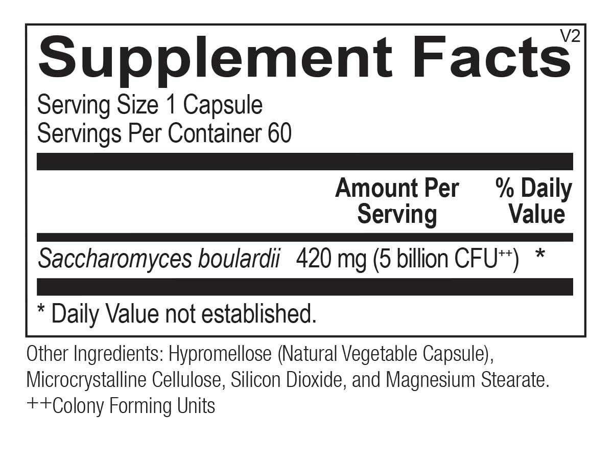 Saccharomyces boulardii 60ct - EXP 11/2024
