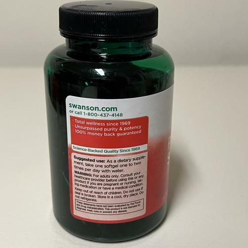 Swanson Pumpkin Seed Oil Brain Health Cardiovascular Support 1000mg 100 Softgels