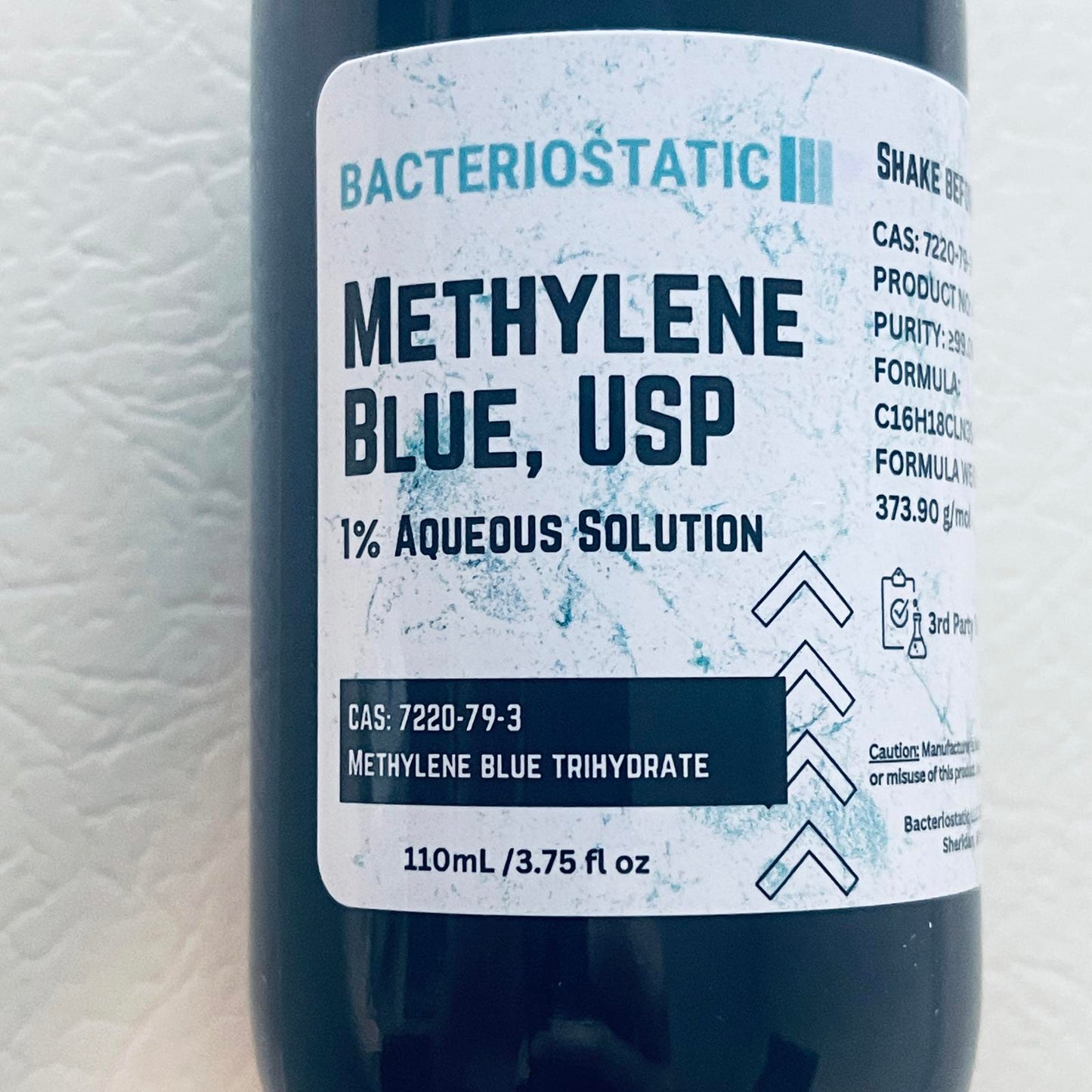 Methylene Blue USP 1% Aqueous Solution 110ml - EXP 2/26