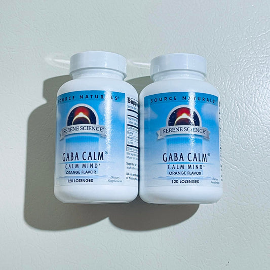 Serene Science GABA Calm Calm Mind Orange Flavor Dietary Supplement 240 Lozenges - 7/2029