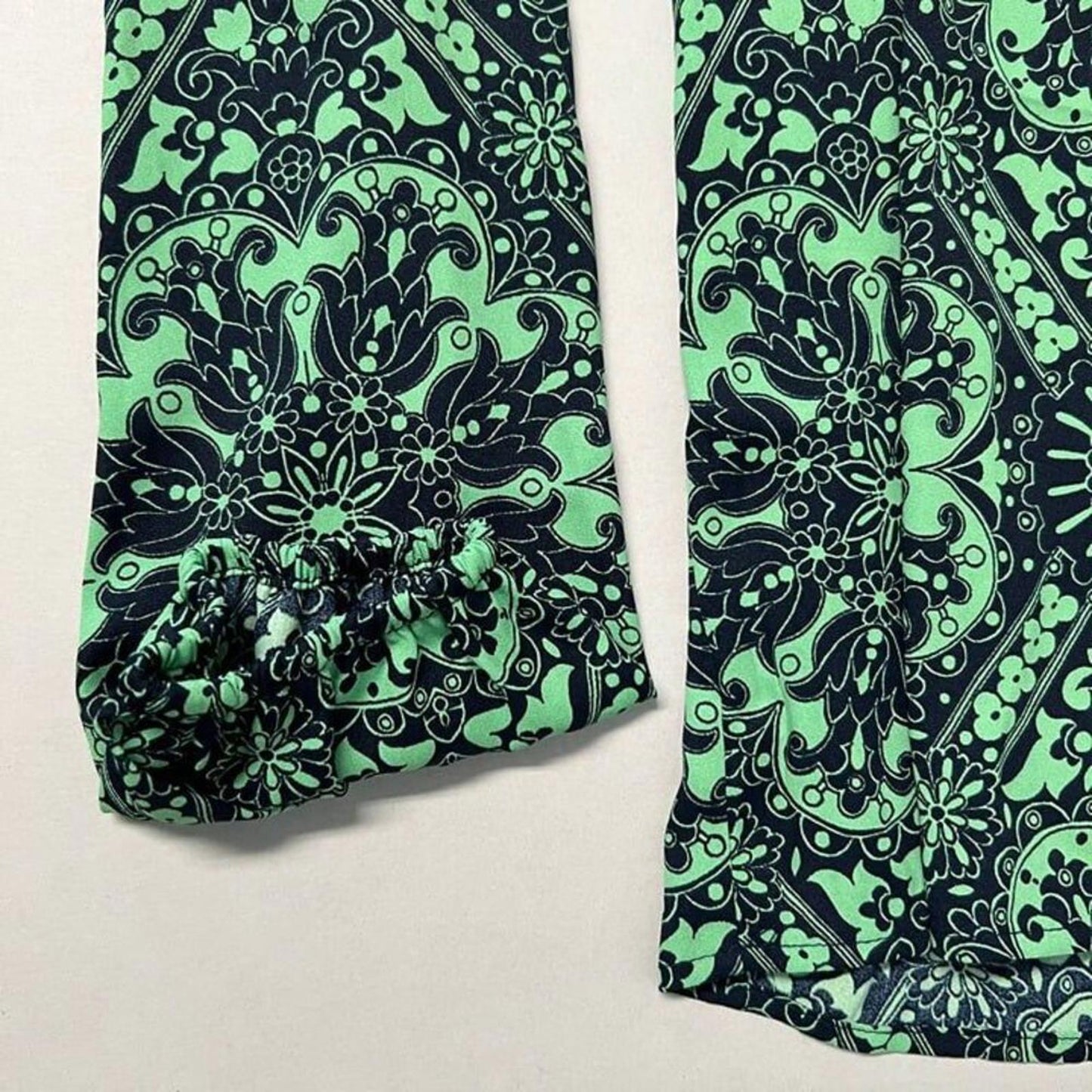 LOFT Tile Shirred Raglan Blouse