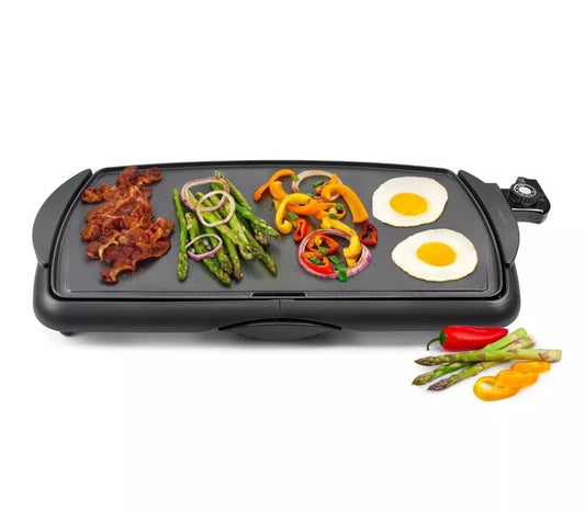KitchenSmith by Bella Family-Size 10.5" x 20" Electric Griddle NEW
