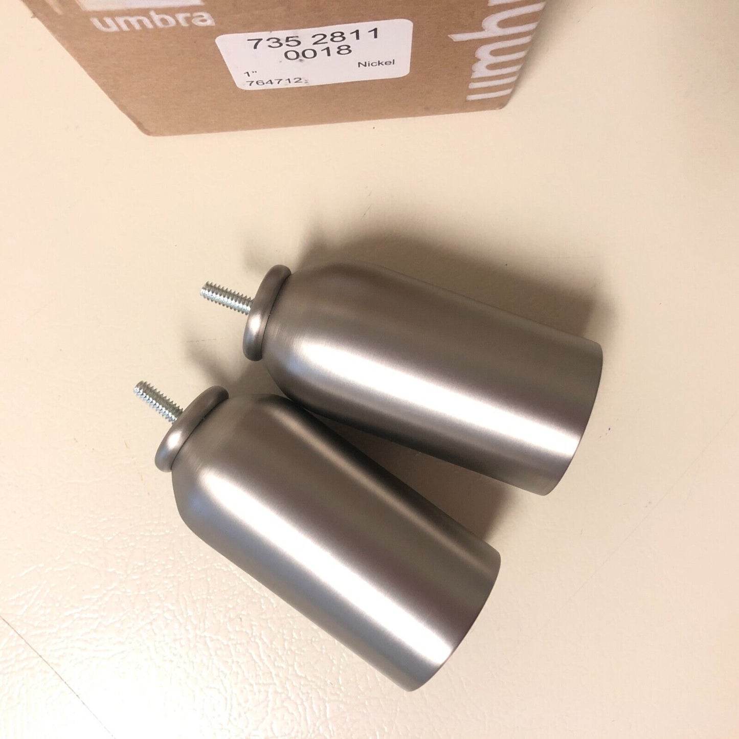 Umbra Mix & Match Column 2-pc. Finials Nickel set of 2 