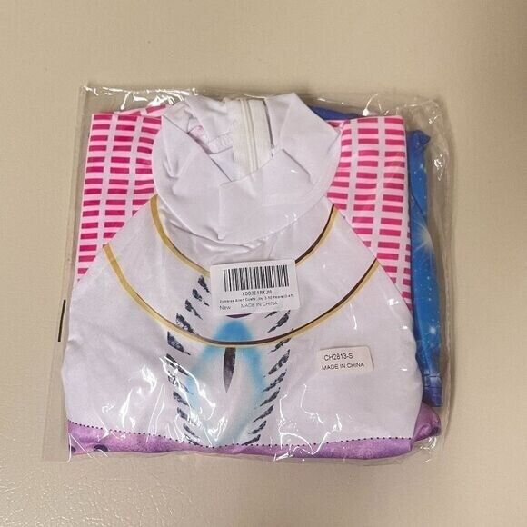 Addison Zombies Alien Costume Halloween Party Dress Up Cosplay Size 3-4T