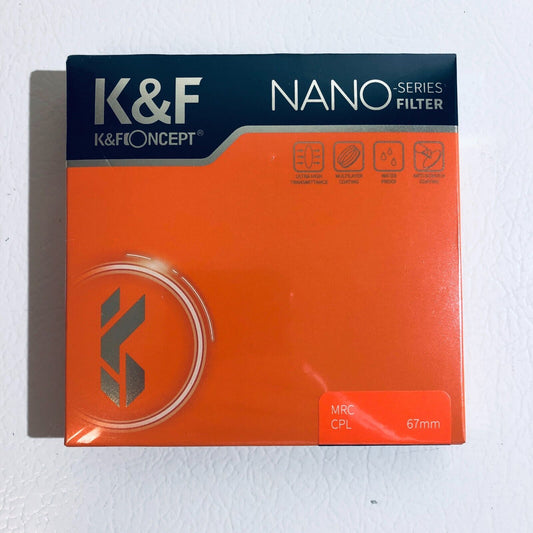 K&F Concept 55mm Ultra Slim Circular Polarizer CPL FLTR 4 Camera Lens Filter...