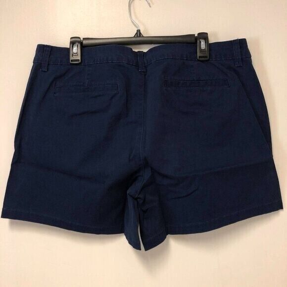 a.n.a Women's 5in Inseam Chino Short Navy Size 16