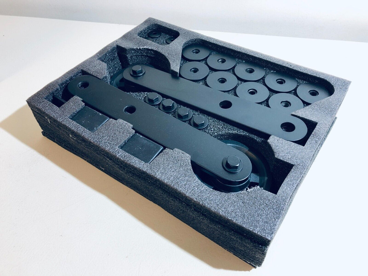 Pemko Flat Sliding Track HDW Door System Kit, DSG-FT-SC 102WN, black