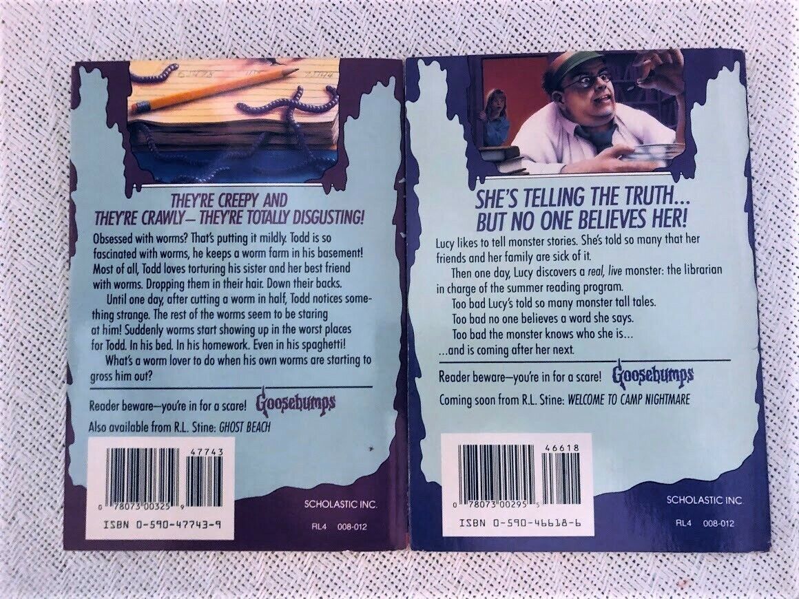 set of 2 Goosebumps books