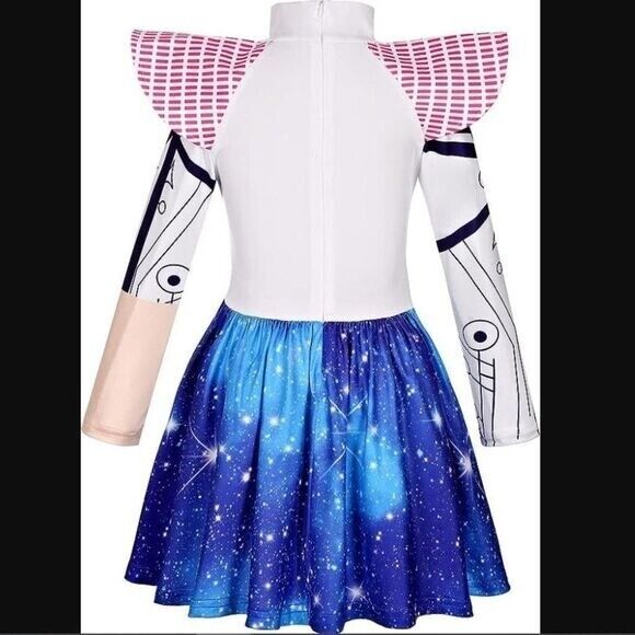 Addison Zombies Alien Costume Halloween Party Dress Up Cosplay Size 3-4T