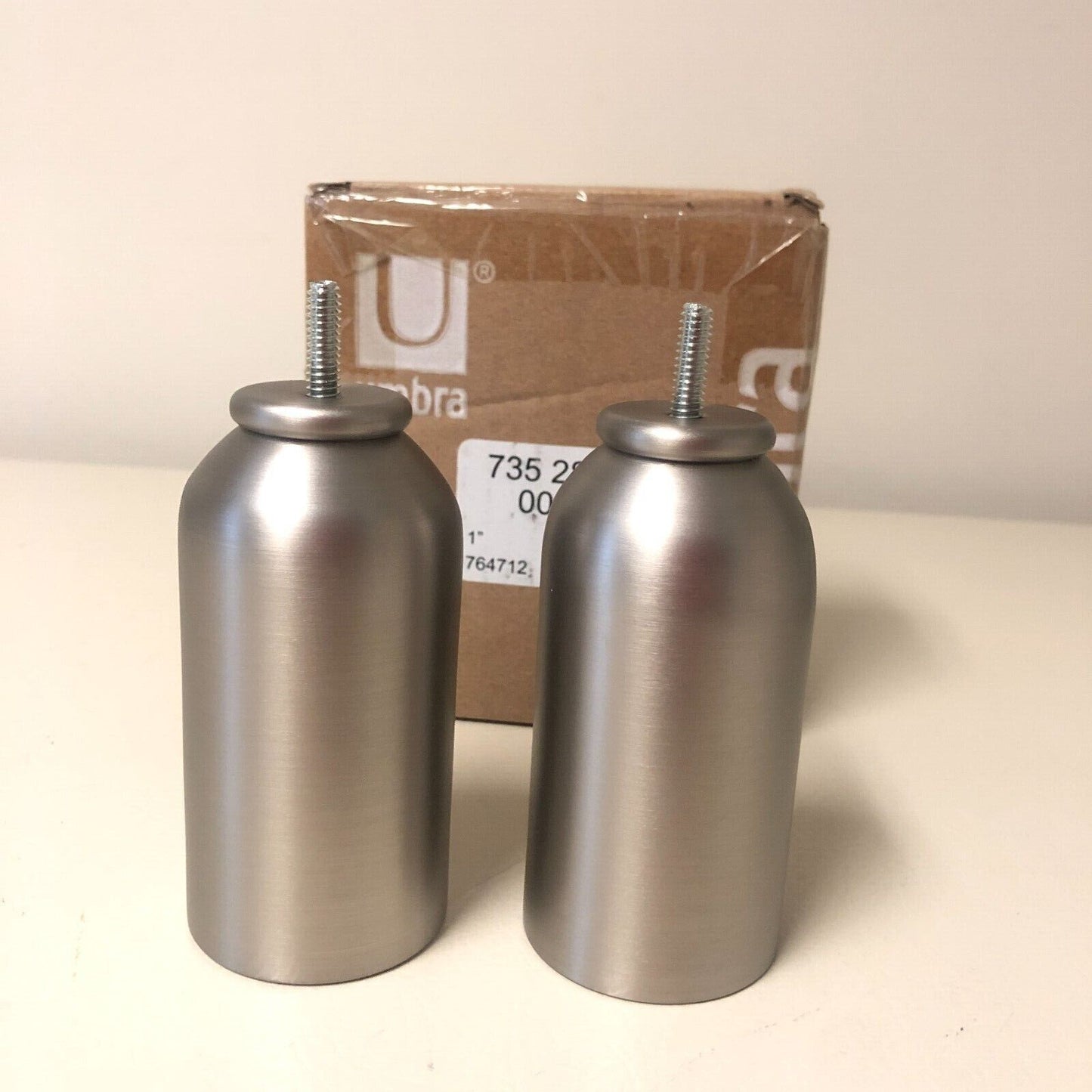 Umbra Mix & Match Column 2-pc. Finials Nickel set of 2 