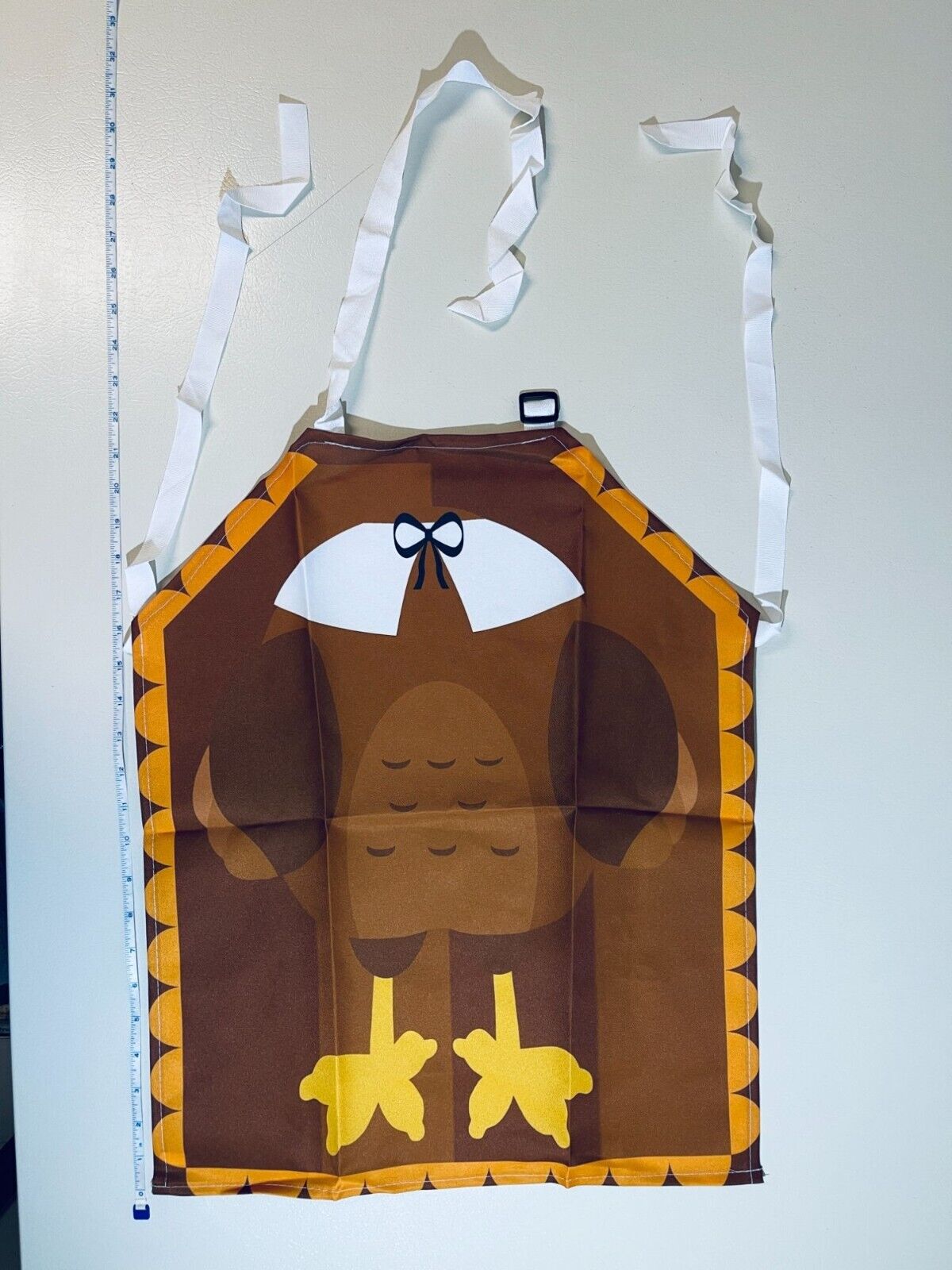 4 Pcs Kids Thanksgiving Turkey Aprons  21x17"  Festive Kitchen Fun