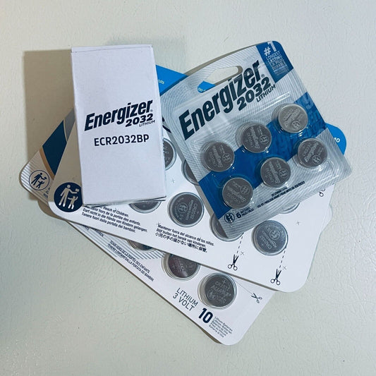 32-pack Assorted CR2032 3V Lithium Batteries - Allmax, Energizer, Amazon Basics