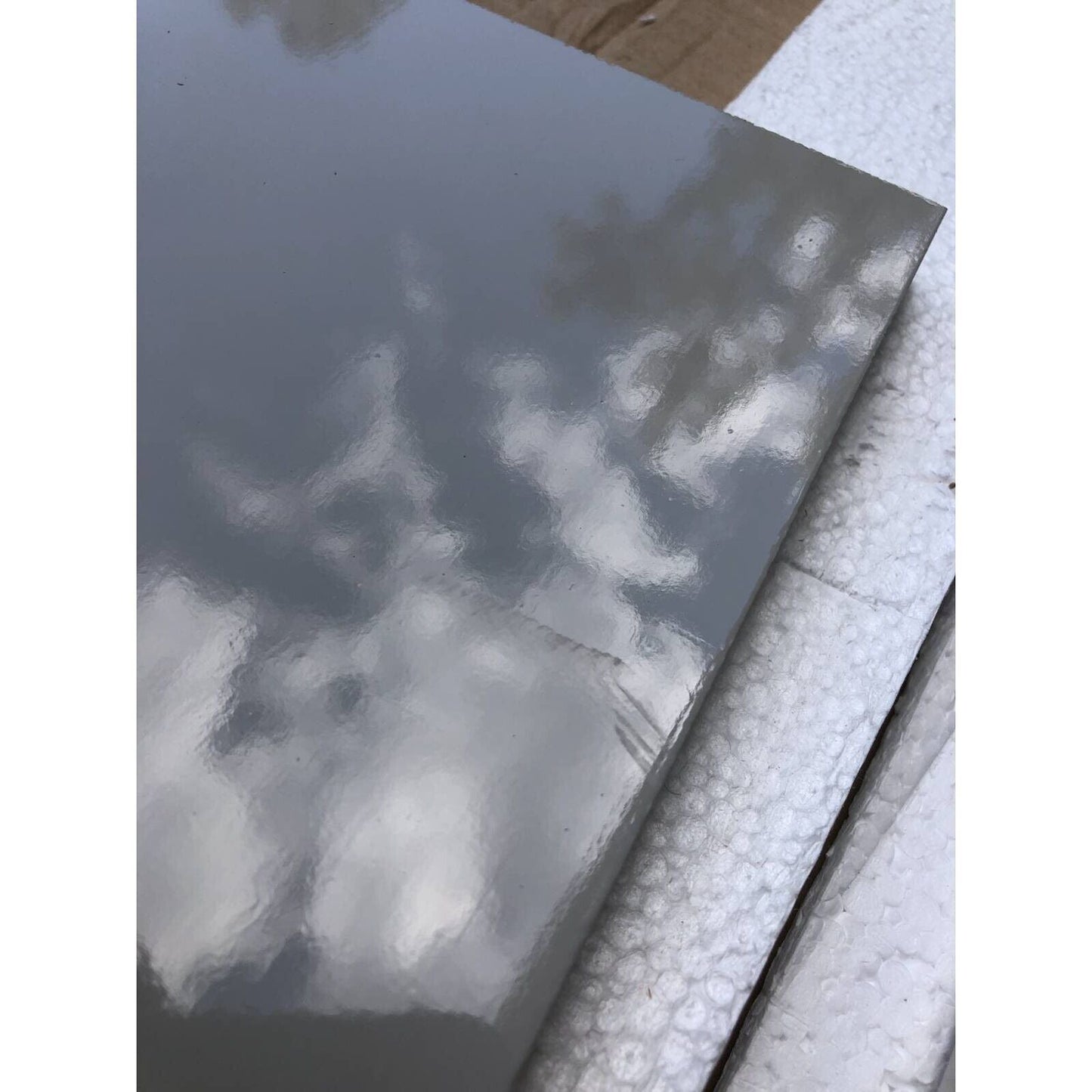 DAMAGED - Manhattan Comfort Floating Panel TV Stand 220BMC1 Off White Wall Unit 62.99"