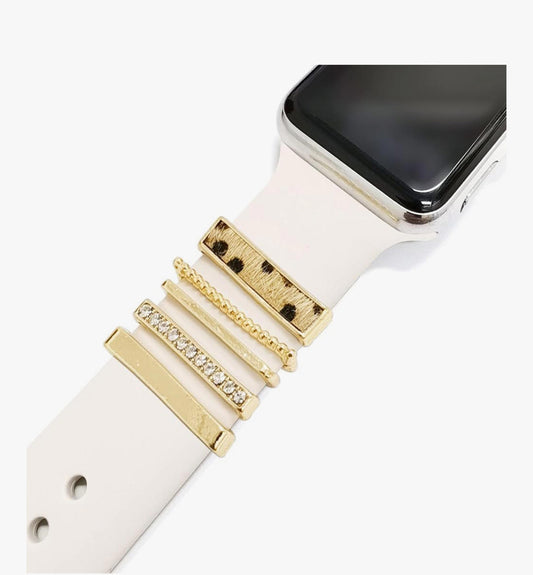 Set of 10 Decorative Watch Band Charms for Apple Watch