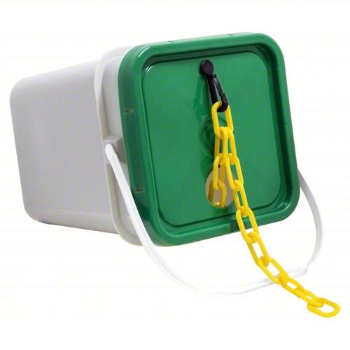 Mr. Chain Plastic Barrier Chain Pail, Yellow, 1.5-Inch, 300-Foot Length 30002-P