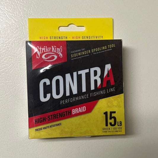 Strike King Contra High-Strength Braid Performance Fishing Line 15 lb