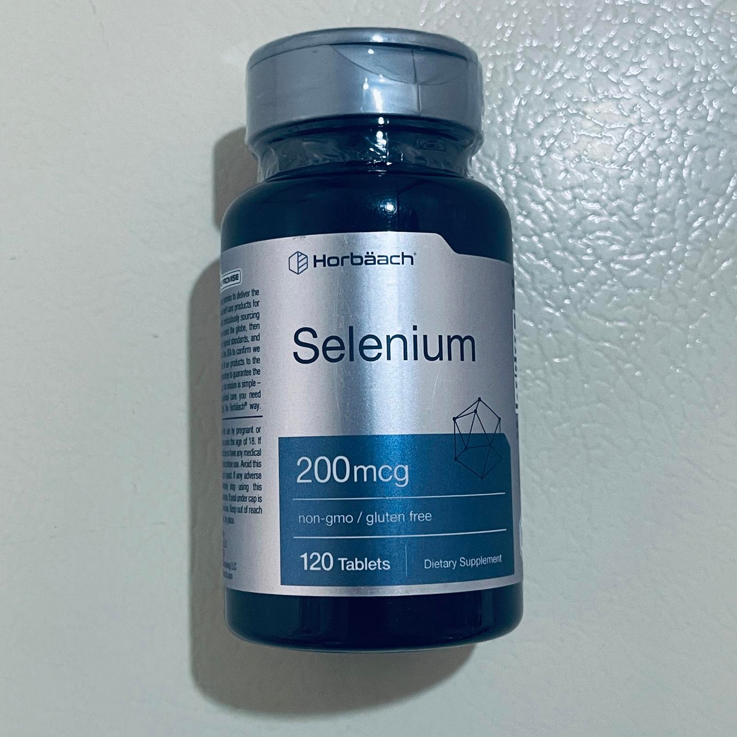 Horbaach Selenium 200 mcg Dietary Supplement, 120 Tablets EXP 5/2027