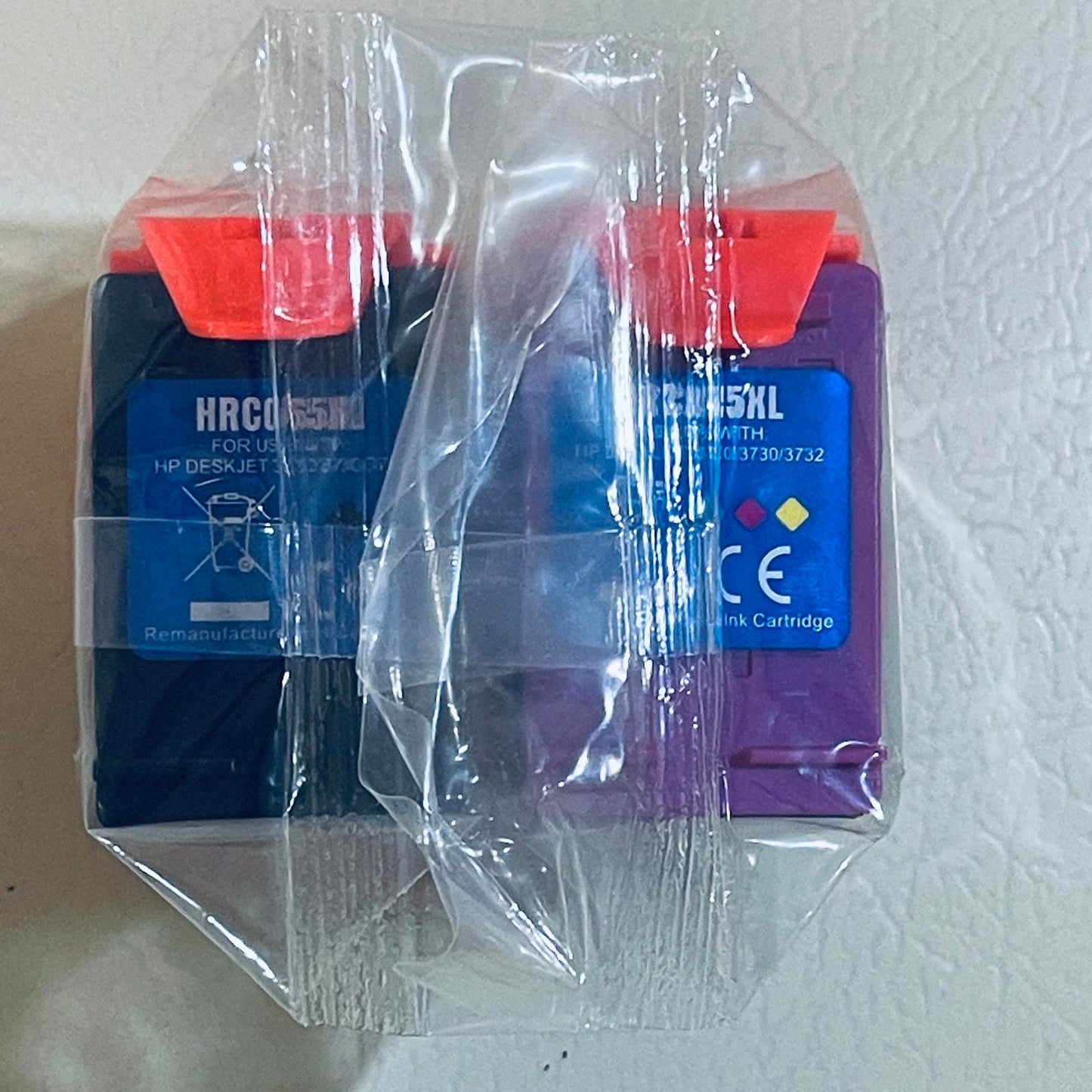 replacement for HP 65XL Ink Cartridge Set - 1 Black & 1 Tri-Color - EXP 1/2025