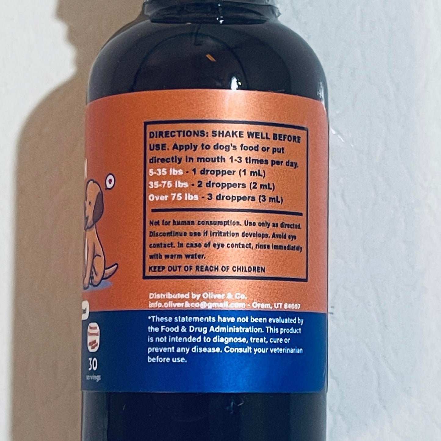 Oliver & Co. Collagen for Dogs - Bacon Flavored Supplement EXP 7/2026