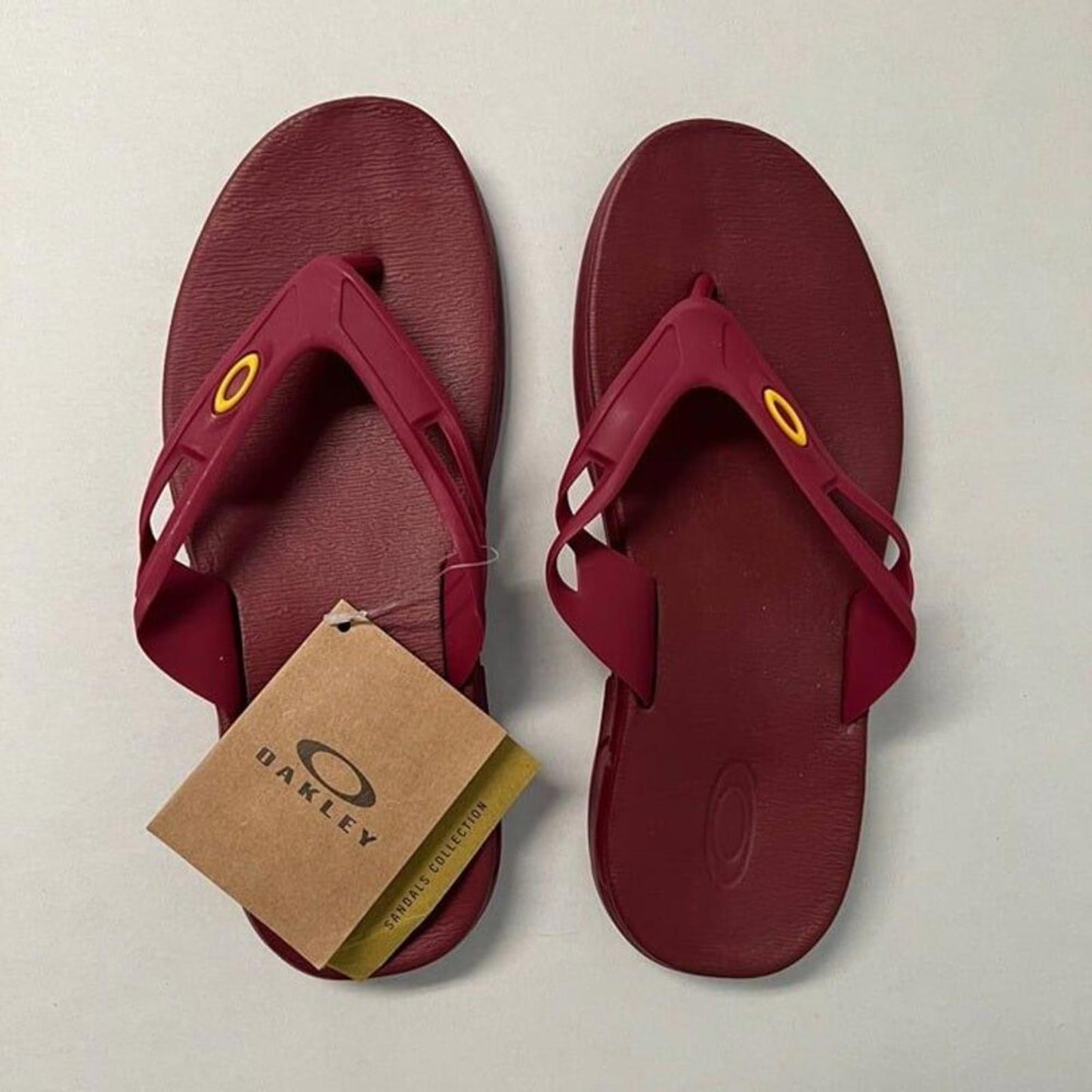 Oakley Ellipse Flip Sandal Sundried Tomato - Men's Size US7.5