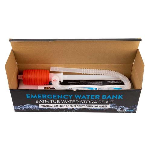 Emergency Water Bank Storage With Pump, Heavy Duty, 65-Gallon, Easy To Use - NEW